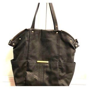 Rachel Roy black leather purse